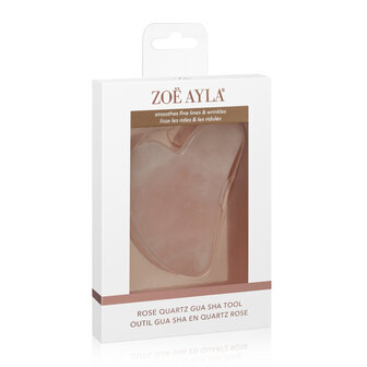 Zo&euml; Ayla - Rose Quartz Gua Sha